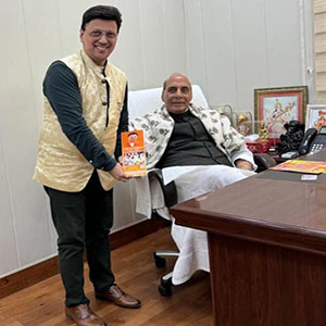 amit dixit with rajnath singh